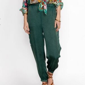 Johnny Was Khay Jade Viscose Jogger Pant Womens NEW